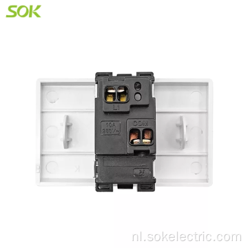 1Way Wide Rocker Switch Modulaire 16A250V schakelaar CE